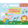Livro Blocão de colorir Fisher-Price - Esportes da floresta