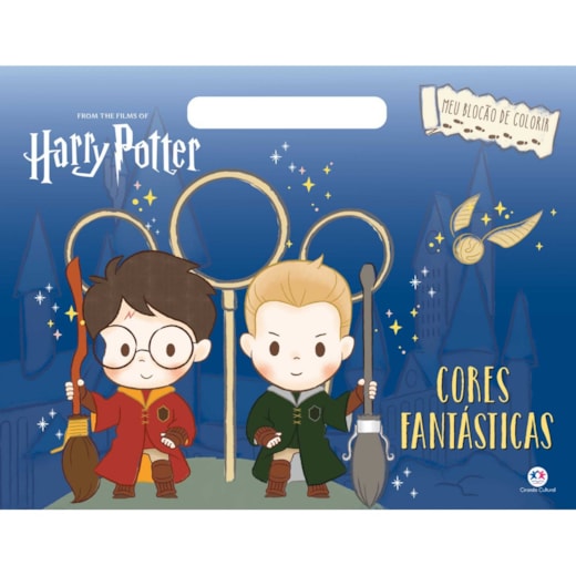 Livro Blocão de colorir Harry Potter - Cores fantásticas