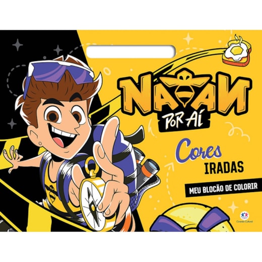 Livro Blocão de colorir Natan por aí - Cores iradas