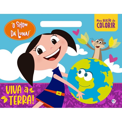 Livro Blocão de colorir O Show da Luna - Viva a Terra!