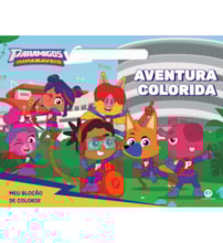 Livro Blocão de colorir Paramigos imparáveis - Aventura colorida