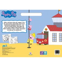 Livro Blocão de colorir Peppa Pig - Profissões incríveis