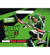 Livro Blocão de colorir Robin Hood Gamer - Game das cores