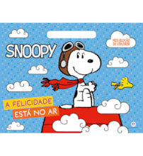 Livro Blocão de colorir Snoopy - A felicidade está no ar - Meu blocão de colorir