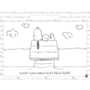 Livro Blocão de colorir Snoopy - A felicidade está no ar - Meu blocão de colorir
