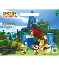 Livro Blocão de colorir Sonic - Colorindo a turma