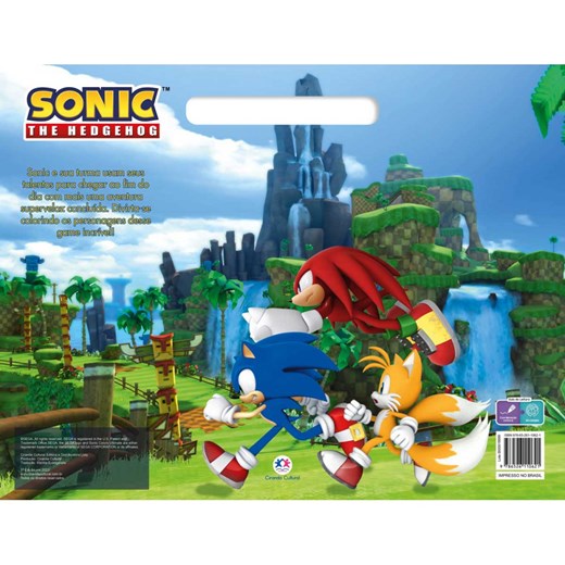 Noble Sonic the Hedgehog livro de colorir, Sonic O ouriço livro de colorir  