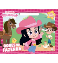 Livro Blocão de colorir Turma da Boiadeirinha - Cores da fazenda - Meu blocão de colorir