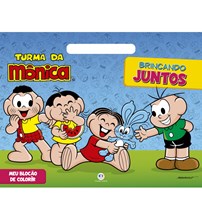 Livro Blocão de colorir Turma da Mônica - Brincando juntos