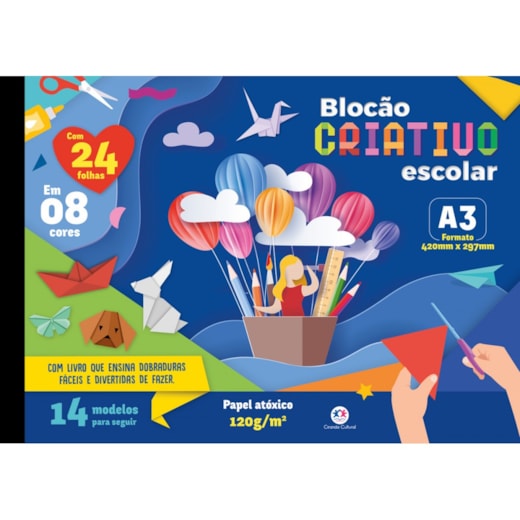 Livro Bloco criativo Blocão criativo escolar