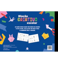 Livro Bloco criativo Blocão criativo escolar