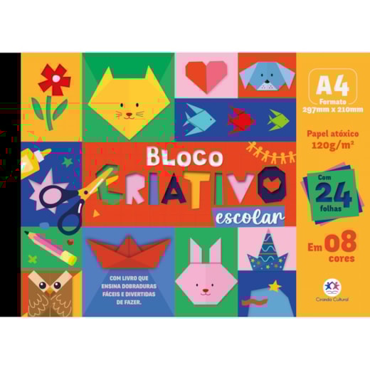 Livro Bloco criativo Bloco criativo escolar