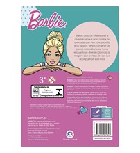 Livro Bloquinho + lápis de cor  Barbie - Uma turma especial
