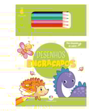 Livro Bloquinho + lápis de cor Colouring shades