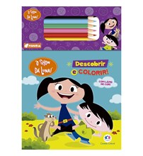 Livro Bloquinho + lápis de cor  O Show da Luna - Descobrir e colorir