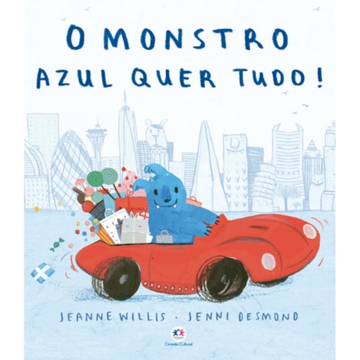 Livro Blue monster wants it all!