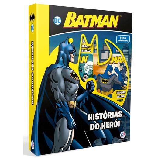 Livro Box com 6 Minilivros Batman - Histórias do herói