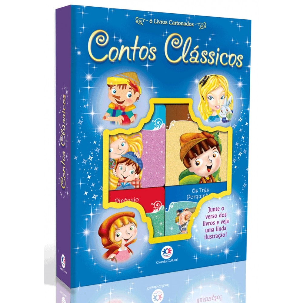 Livro Box com 6 Minilivros Contos clássicos - Ciranda Cultural