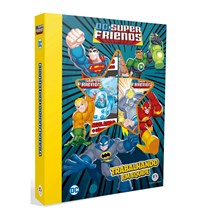 Livro Box com 6 Minilivros DC Super Friends - Trabalhando em equipe