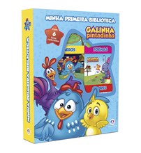 Livro Box com 6 Minilivros Galinha Pintadinha - Minha primeira biblioteca