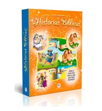 Livro Box com 6 Minilivros Histórias bíblicas
