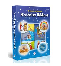 Livro Box com 6 Minilivros Histórias bíblicas - Box com 6