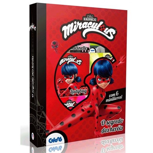 Livro Box com 6 Minilivros Ladybug - O segredos dos heróis