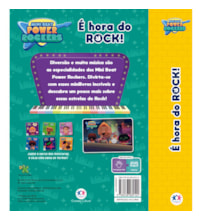 Livro Box com 6 Minilivros Mini Beat Power Rockers - É hora do rock!