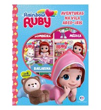 Livro Box com 6 Minilivros Rainbow Ruby - Aventuras na Vila Arco-íris