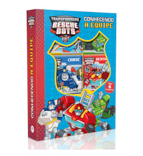 Livro Box com 6 Minilivros Transformers - Conhecendo a equipe