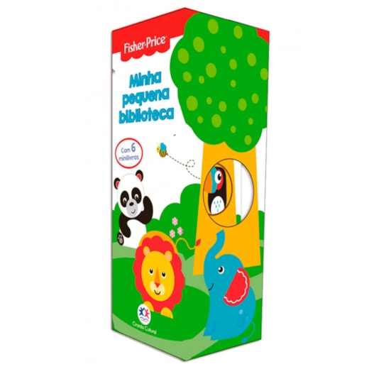 Livro Box torre Fisher-Price - Minha pequena biblioteca