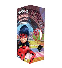 Livro Box torre Ladybug - Biblioteca dos heróis