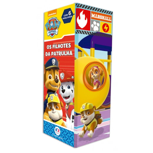 Livro Box torre Patrulha Canina - Os filhotes da patrulha