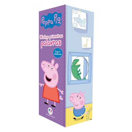 Livro Box torre Peppa Pig - Minhas primeiras palavras