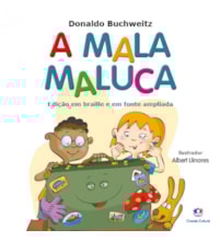 Livro Braille A Mala Maluca - Edição com Braille e Fonte Ampliada