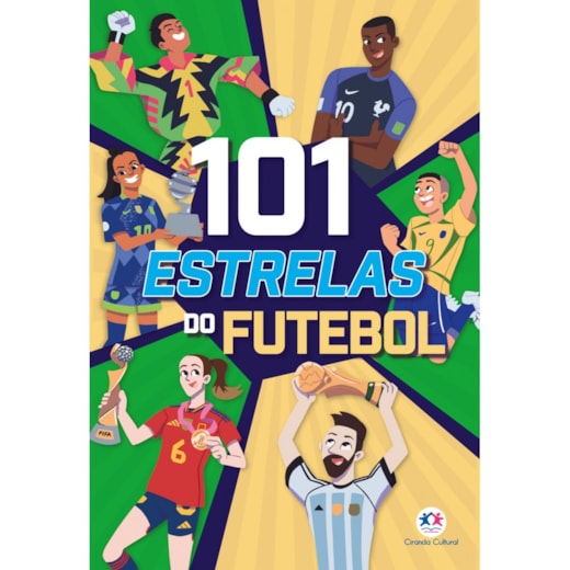 Livro Brochura 101 estrelas do futebol