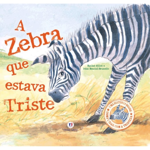 Livro Brochura A zebra que estava triste