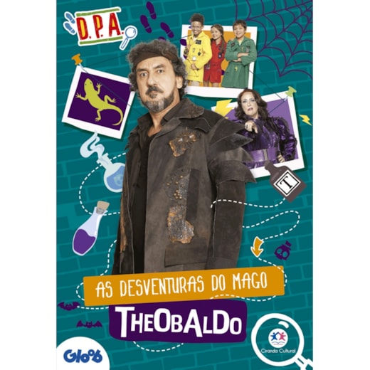 Livro Brochura Detetives do Prédio Azul - As desventuras do mago Theobaldo