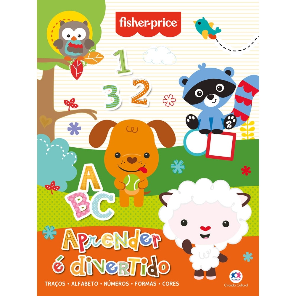 Basic ABC+　Book＆DVD＆CD Livro Brochura Fisher-Price - Aprender é divertido - Ciranda Cultural