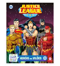 Livro Brochura Liga da Justiça - Heróis vs Vilões