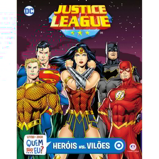 Livro Brochura Liga da Justiça - Heróis vs Vilões