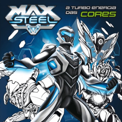Livro Brochura Max Steel - A turbo energia das cores