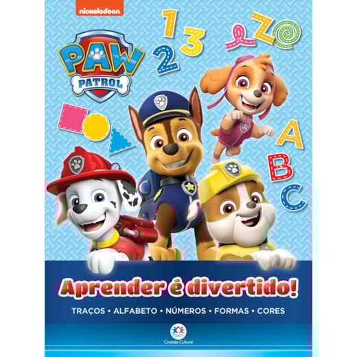 Livro Brochura Patrulha Canina - Aprender é divertido