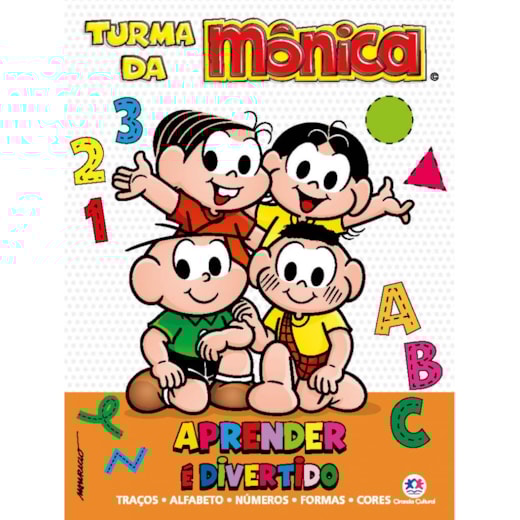 Livro Brochura Turma da Mônica - Aprender é divertido