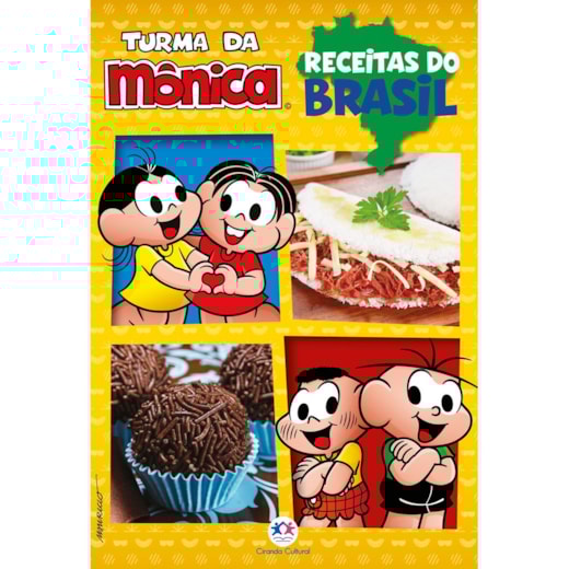 Livro Brochura Turma da Mônica - Receitas do Brasil