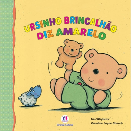Livro Brochura Ursinho brincalhão diz amarelo
