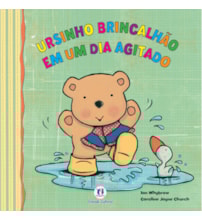 Livro Brochura Ursinho brincalhão em um dia agitado