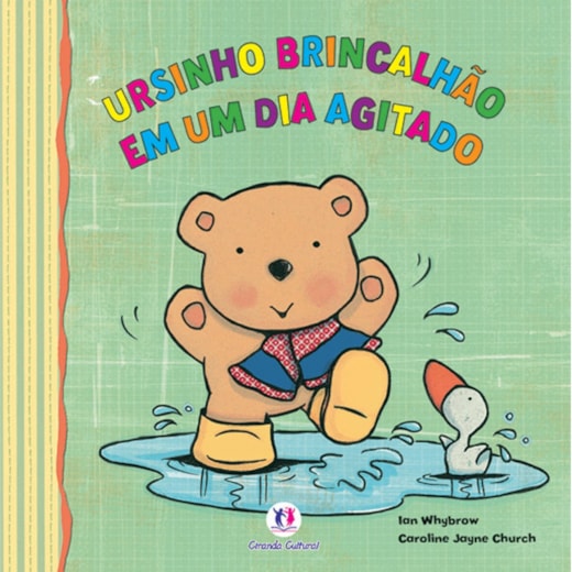 Livro Brochura Ursinho brincalhão em um dia agitado
