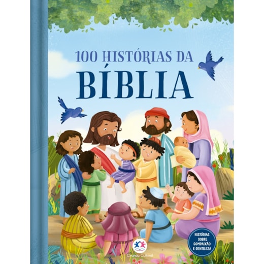 Livro Capa dura 100 histórias da Bíblia