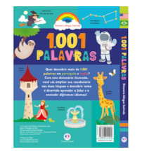 Livro Capa dura 1001 palavras: Dicionário bilíngue ilustrado